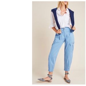 ANTHROPOLOGIE LAURIE CARGO HAREM PANTS-run big IMO